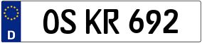 Truck License Plate